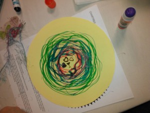 A newly created mandala