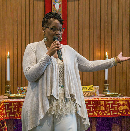 Rev. Denise Mason Bullitt at Ministry of Reconciliation Church